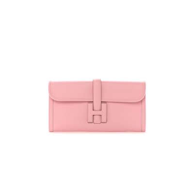 HERMES SWIFT JIGE ELAN 29 CLUTCH ROSE SAKURA 1475811 (29*15*3cm)